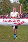 S. Molley (Tonbridge) wins the under-17 mens 2012 National Cross Country Relay Championships.